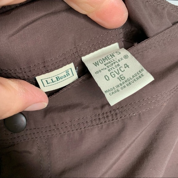 New Ll bean Womens Capri pants size 16 Sunsmart - Picture 4 of 5